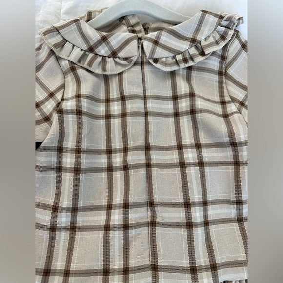 Plaid Toddler Dress Size 90 (2T) - Picture 3 of 5